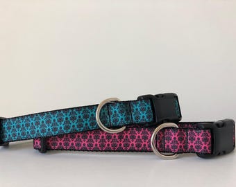 Mansion Wallpaper 1 inch Dog Collar