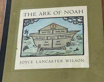 Book, Ark of Noah, by Renown artist Joyce Lancaster Williams, google, signed, limited 300 copies, rare