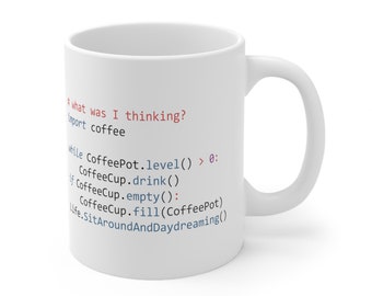 Python Coding Coffee Mug - Tech Humor Gift