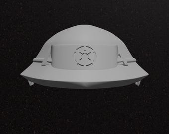 Custom WWI Inspired Republic Officer Trench Trooper STL 3D Print Files