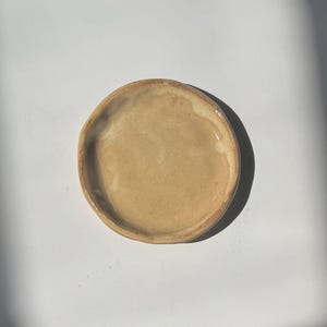 手作りの陶器製リングディッシュ：大きな陶器の小物入れ Dunes