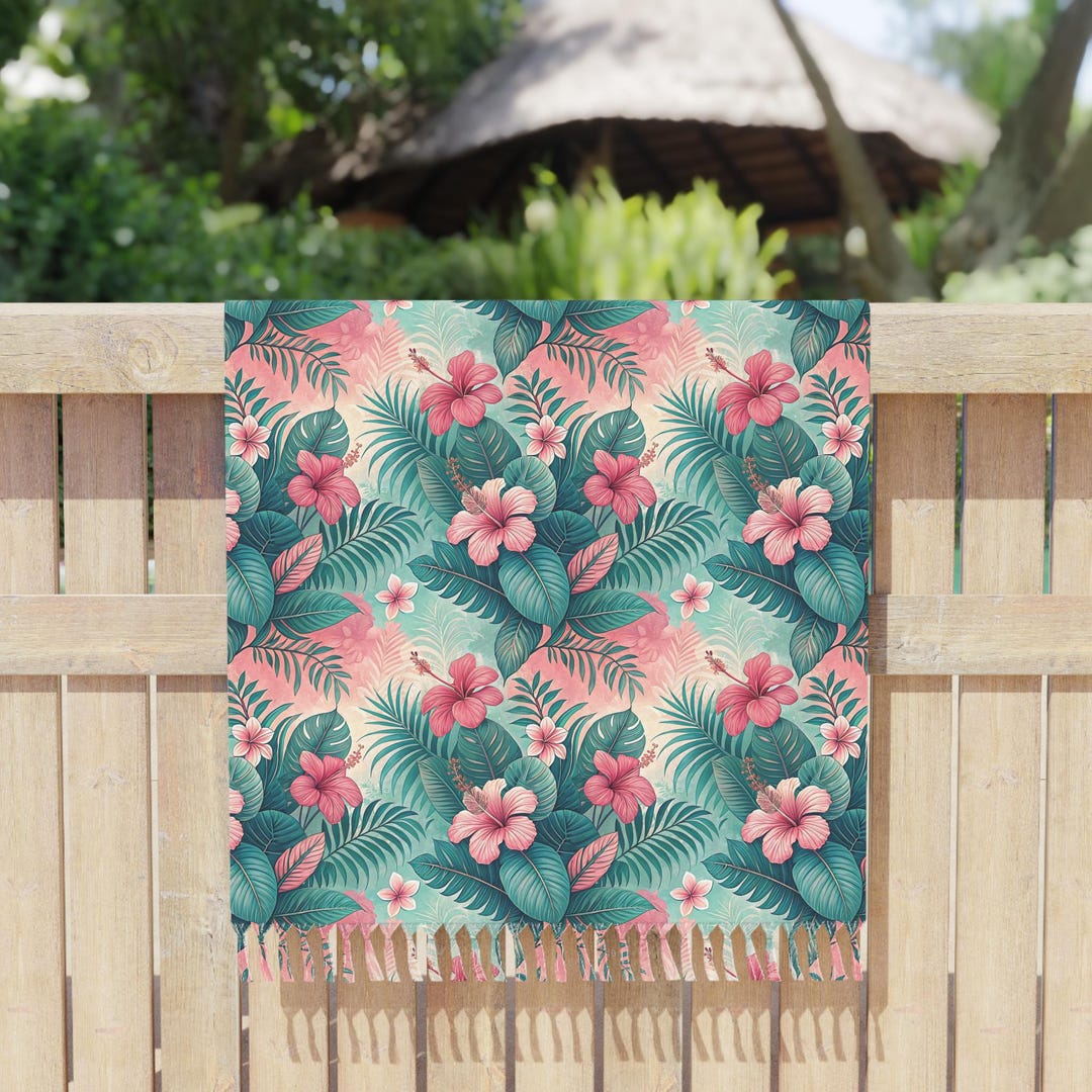 I Love Baroque Print Beach Towel