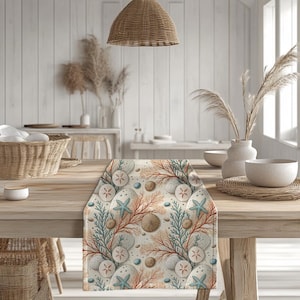 Coastal Table Runner: Beach House Dining Decor