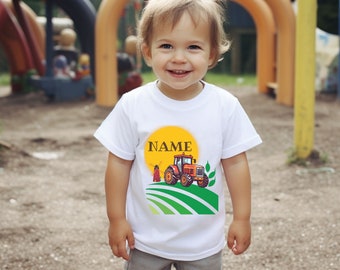 T-shirt pour enfant T-shirt pour tout-petit, chemise d'anniversaire pour garçon, nouvel âge, chemise pour frère, cadeau d'anniversaire