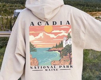 Acadia National Park Hoodie Granola Girl Protect Our Parks National Park Sweatshirt Acadia Sweatshirt Maine Coast Lighthouse Acadia Gift