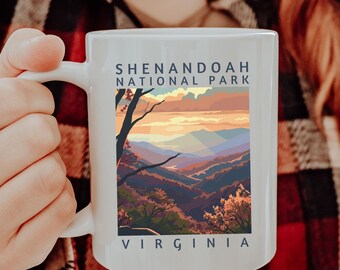 Shenandoah National Park Mug Granola Girl Gift US National Parks Traveler Gift National Park Lover Gift Shenandoah Vacation Souvenir Cup