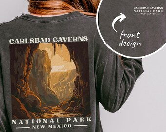 Carlsbad Caverns National Park Shirt Longsleeve Comfort Colors Granola Girl National Park Gift Cave Tour New Mexico Shirt Protect Our Parks