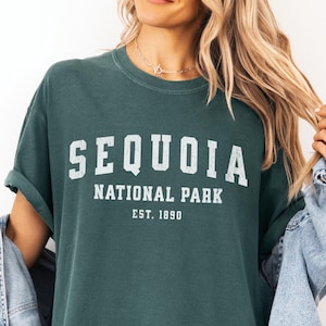 Sequoia National Park Shirt Comfort Colors Sequoia Tree Shirt California Shirt California Parks Sequoia Shirt Protect Our Parks Granola Girl