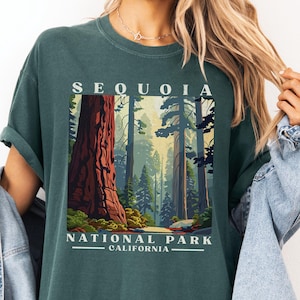 Sequoia National Park Shirt Comfort Colors Granola Girl National Park Gift California Shirt Protect Our Parks Sequoia Tree Shirt Hiking Gift