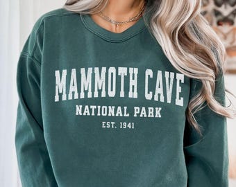 Mammoth Cave National Park Sweatshirt Comfort Colors Granola Girl Protect Our Parks Mammoth Cave Sweatshirt National Park Gift Kentucky Tee