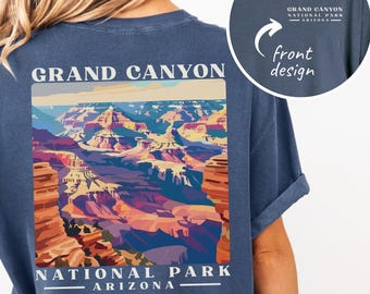 Grand Canyon National Park Shirt Comfort Colors Grand Canyon Shirt Granola Girl Arizona Shirt Travel Gifts Canyon Shirt Desert Hiking Shirt