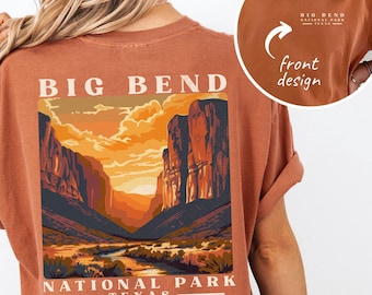 Big Bend National Park Shirt Comfort Colors Granola Girl National Park Gift Texas Shirt Protect Our Parks Texas Desert Shirt Big Bend Gift