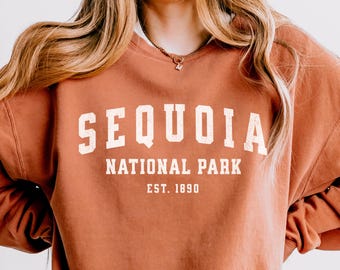 Sequoia National Park Sweatshirt Lightweight Comfort Colors Granola Girl Travel California Shirt Giant Forest Shirt Sequoia Tree Sweatshirt