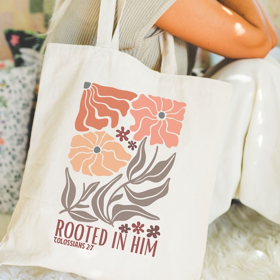 colossians 2:7 Tote Bag colossians 2:7 Tote Bag