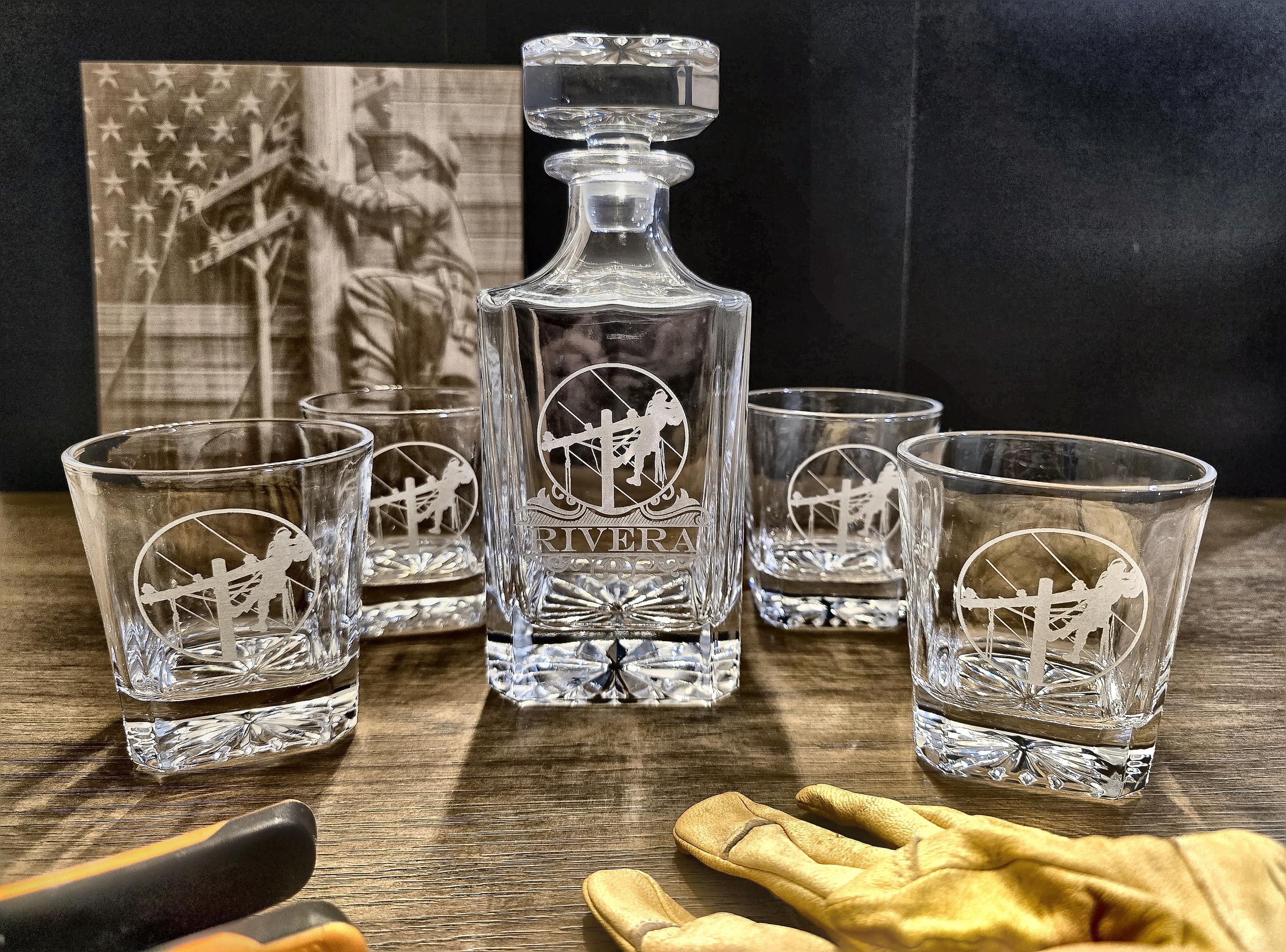 The Legend Whiskey Decanter Set With 2 Glasses - View #12
