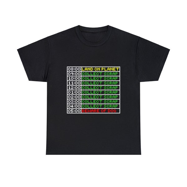 Lethal Company Company Schedule Shirt