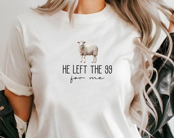 Lost Sheep Parable Shirt, Christian Bible Verse T-Shirt, Religious Gift