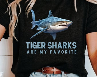 Tiger Shark Graphic Tee, Shark Lover Gift
