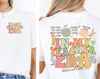 Comfort Colors "In My Teacher Era" Retro Teacher Shirt