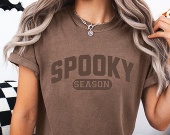 Comfort Colors Spooky Season Tee, Retro Halloween Shirt