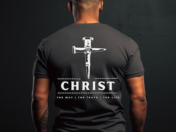 Christian Nail Design T-Shirt, Religious Apparel