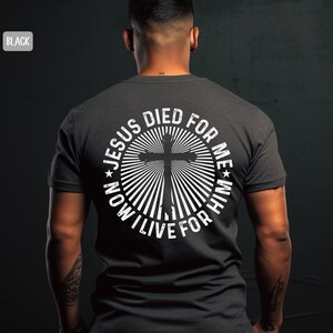 Mens Christian Shirt, Bible Verse Shirt Christian Clothing Shirt, Gift for Men, Religious Shirts Christianity Gift for Him Bible Verse Shirt image 2