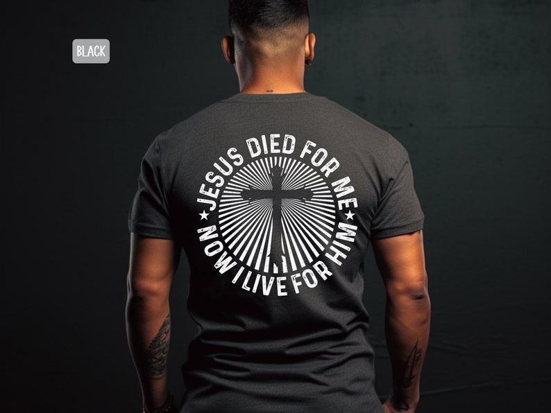 Mens Christian Shirt, Bible Verse Shirt Christian Clothing Shirt, Gift for Men, Religious Shirts Christianity Gift for Him Bible Verse Shirt image 2