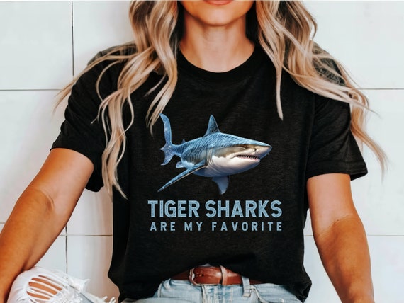 Tiger Shark Graphic Tee, Shark Lover Gift