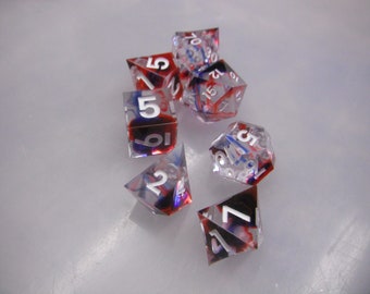 Handmade resin dice set