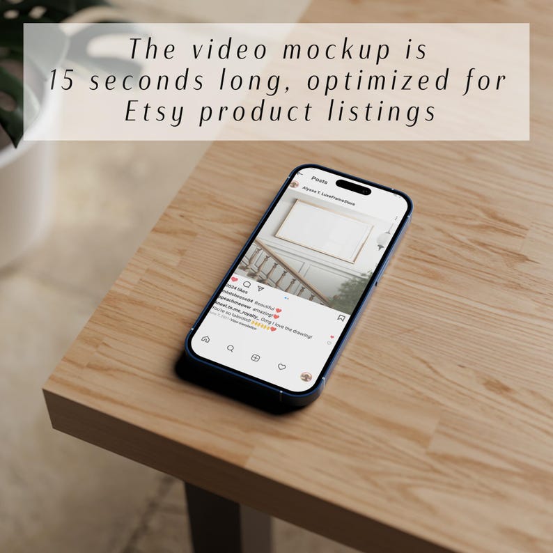 Horizontal Video Frame Mockup 3x2 – Thin White Wooden Frame Video, PSD ...