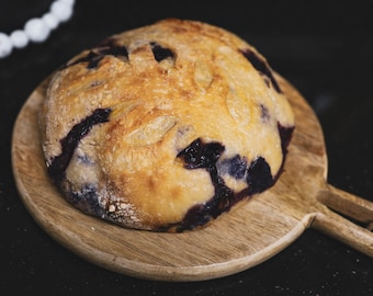 Blueberry Lemon Sourdough Loaf