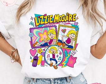 Comfort Colors® Lizzie McGuire Shirt, 90s Cartoon T-Shirt, Soft Cotton Apparel