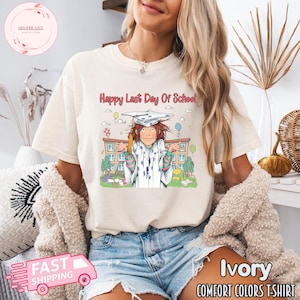 Happy Last Day Of School Junie B Jones Shirt, Junie B Jones Graduation Shirt, Junie B Teacher Shirt, Junie B Jones Tee Children&#39;s Book Shirt