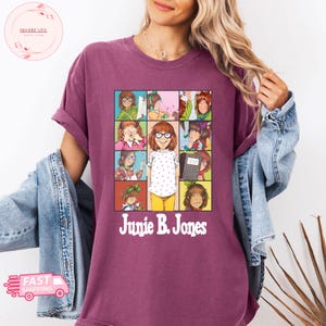 Junie B Teacher T-Shirt, Children&#39;s Books Shirt, Junie B Jones Shirt, Teacher Life Shirt,Kindergarten Shirt, Teacher Shirt, Gift For Teacher