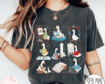 Happy Last Day Of School Shirt, Goose Teacher Shirt, Funny Teacher Tee, End Of School Year T-Shirt, Gift For Teacher, Summer Break Shirt