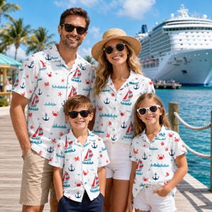 Mother and Son Matching Hawaiian Outfits - Etsy