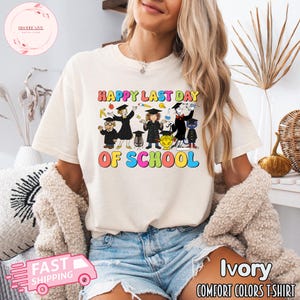 Happy Last Day Of School Junie B Jones T-Shirt, Junie B Jones Graduation Shirt, Junie B Teacher Shirt, Junie B Jones Children&#39;s Book Tee