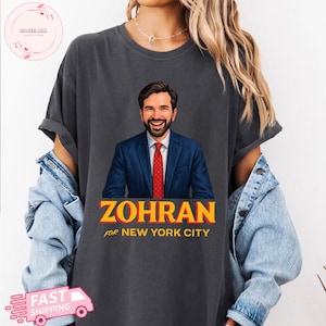Zoohran für New York City Shirt, Zoohran für NYC, Vote Zoohran, Zoohran Mamdani, Zohran für Mayor, feministisches Hemd, Demokratische Sozialisten von Amerika