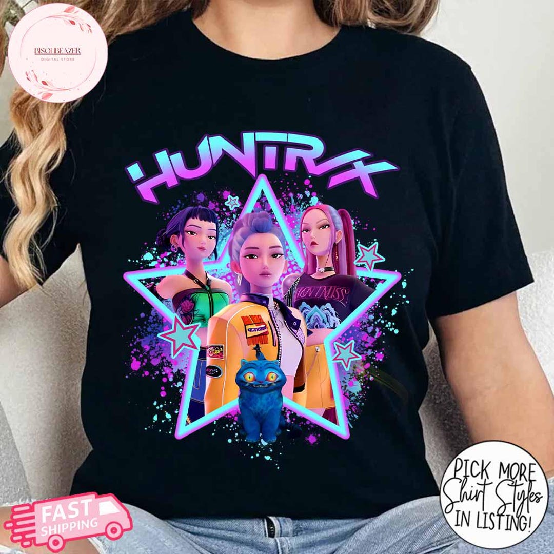 Pop Hanters Kkpop Huntri X Shirt, K Pop Demon Hanters Sweatshirt, K Pop Hantri X T ...