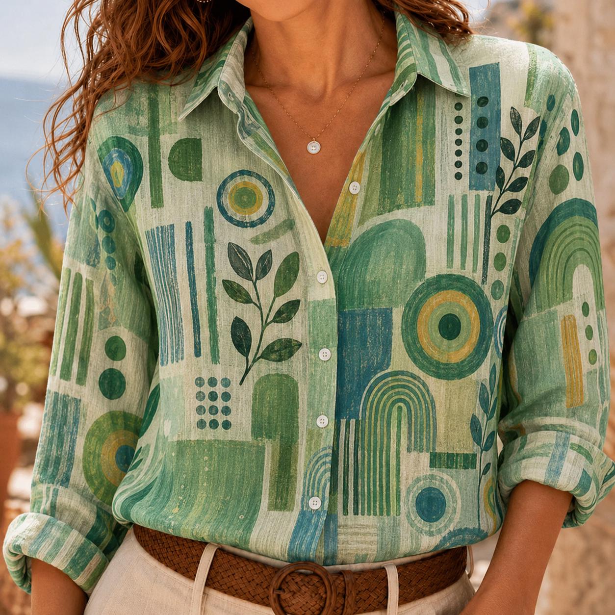 Geometric Tops Women - Etsy