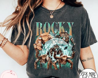 Rocky Project Hail Mary Movie Vintage Bootleg 90s Shirt, Sci-Fi Space Novel Fan Tee, Funny Nerd Book Lover Graphic T-Shirt