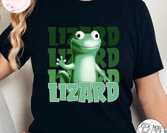Lizard Lizard Lizard Meme Shirt, Tiktok Viral Meme Lizard Shirt, Lizard Shirt for Him or Her, Funny Weirdcore Humor Gen-Z