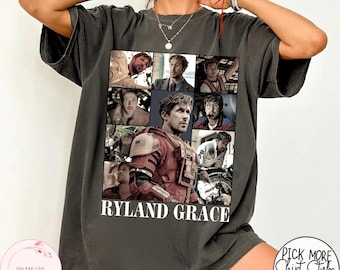 Ryland Grace Project Hail Mary Era Tour Shirt, Sci-Fi Space Novel Fan Tee, Funny Nerd Book Lover Graphic T-Shirt
