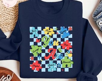 Autismus Bewusstseins Shirt, Sie sind Autismus Shirt, christlicher Autismus Shirt, Autismus Bibel Vers, Autismus Unterstützung, Autismus Mutter, Geschenk für Autismus Akzeptanz