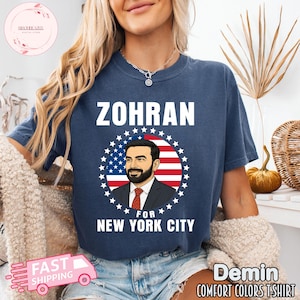 Zoohran für New York City Shirt, Zoohran für NYC, Zoohran Mamdani, Vote Zohran, Zohran für Mayor, feministisches Hemd, Demokratische Sozialisten von Amerika