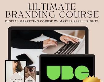 Ultimate Branding Course UBC Master Resell Rights MRR Digital Marketing Passive Income Online Course In English/French/Spanish/German