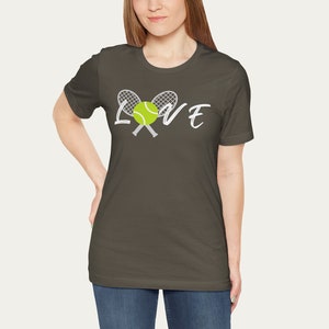 Love Tennis Tshirt 01 - Unisex Jersey Short Sleeve Tee, Tennis Lover Tee, Tennis Gift Shirt, Tennis Player Apparel, Tennis Fan Top,Teammates