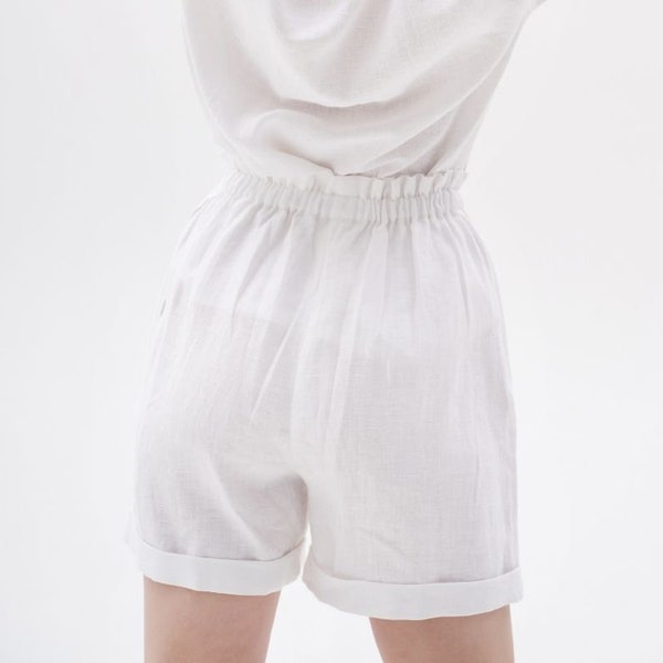 Linen Shorts for Women and Men | Natural, Organic 100% Linen Apparel