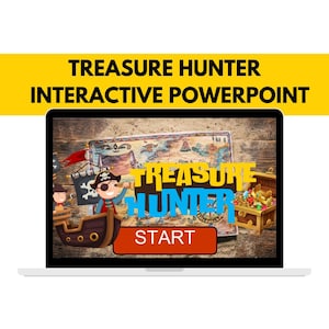 Treasure Hunter I PowerPoint Game I Interactive PowerPoint Template I Customizable PowerPoint Game I PowerPoint For Kids I PowerPoint I PPT