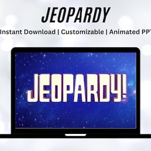 Jeopardy Game I PowerPoint Game I Interactive PowerPoint Template I Customizable PowerPoint Game I PowerPoint For Kids I PowerPoint I PPT